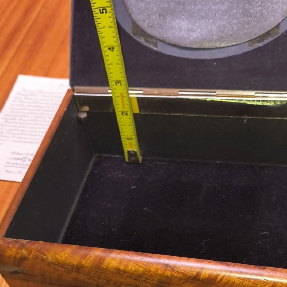 Hawaiian Koa Wood Jewelry Box With Lift Out Tray. - Picture 11 of 11